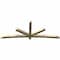 Ekena Millwork Alberta Rough Sawn Timber Gable Bracket, Douglas Fir, 108"W x 40"H x 4"D x 4"F, 9/12 Pitch GBW108X40X0404ALB00RDF - alternate 4